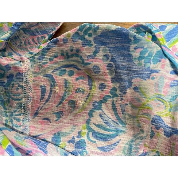 Lilly Pulitzer V-Neck Gigi Tank Top Starfish Casual Medium - Picture 6 of 8